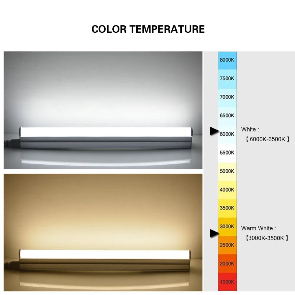 T5 T8 LED Grow Lights 30cm - Can be connected together to make 60cm 90cm or 120cm