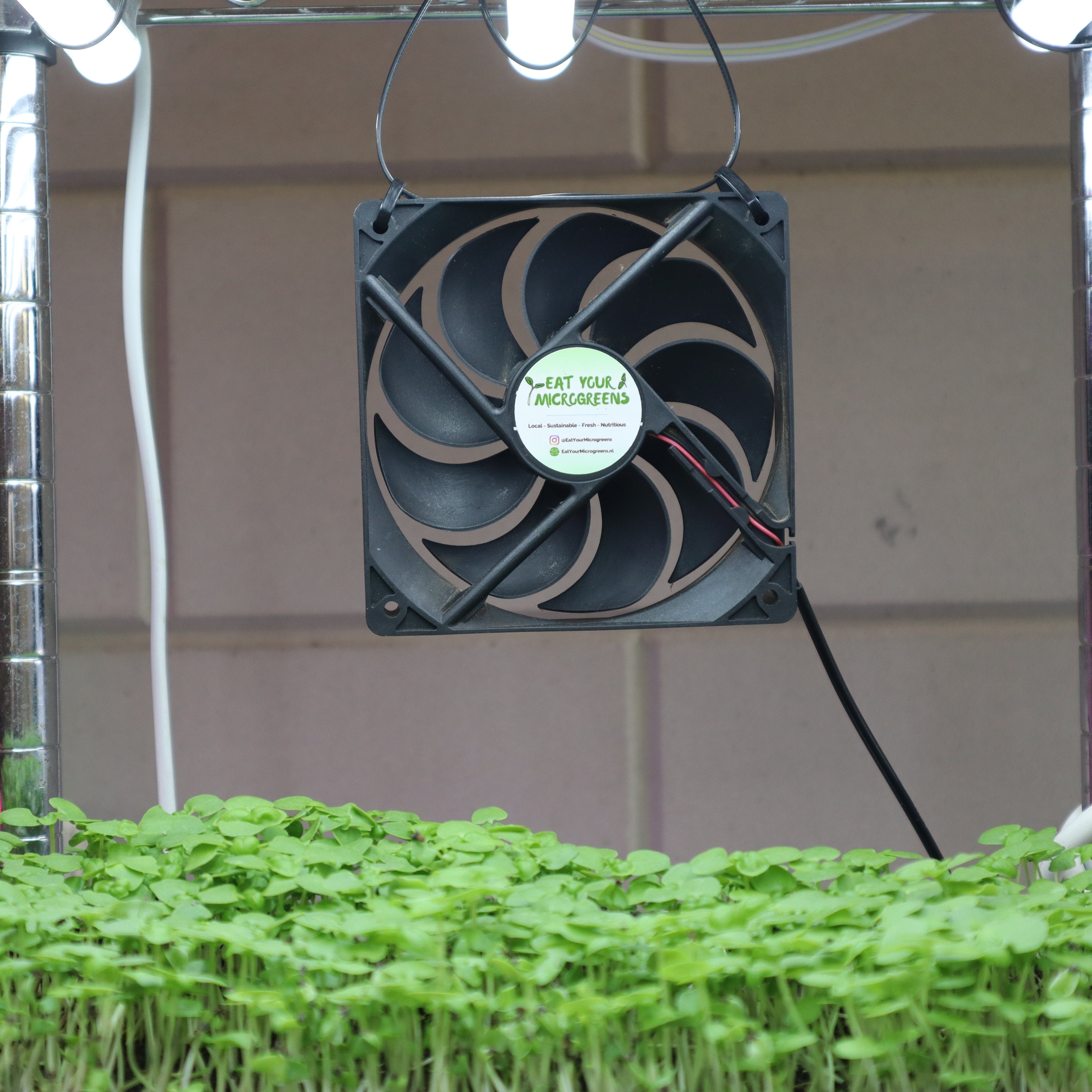 Microgreen Rack Cooling Fan - USB 120x120x25mm