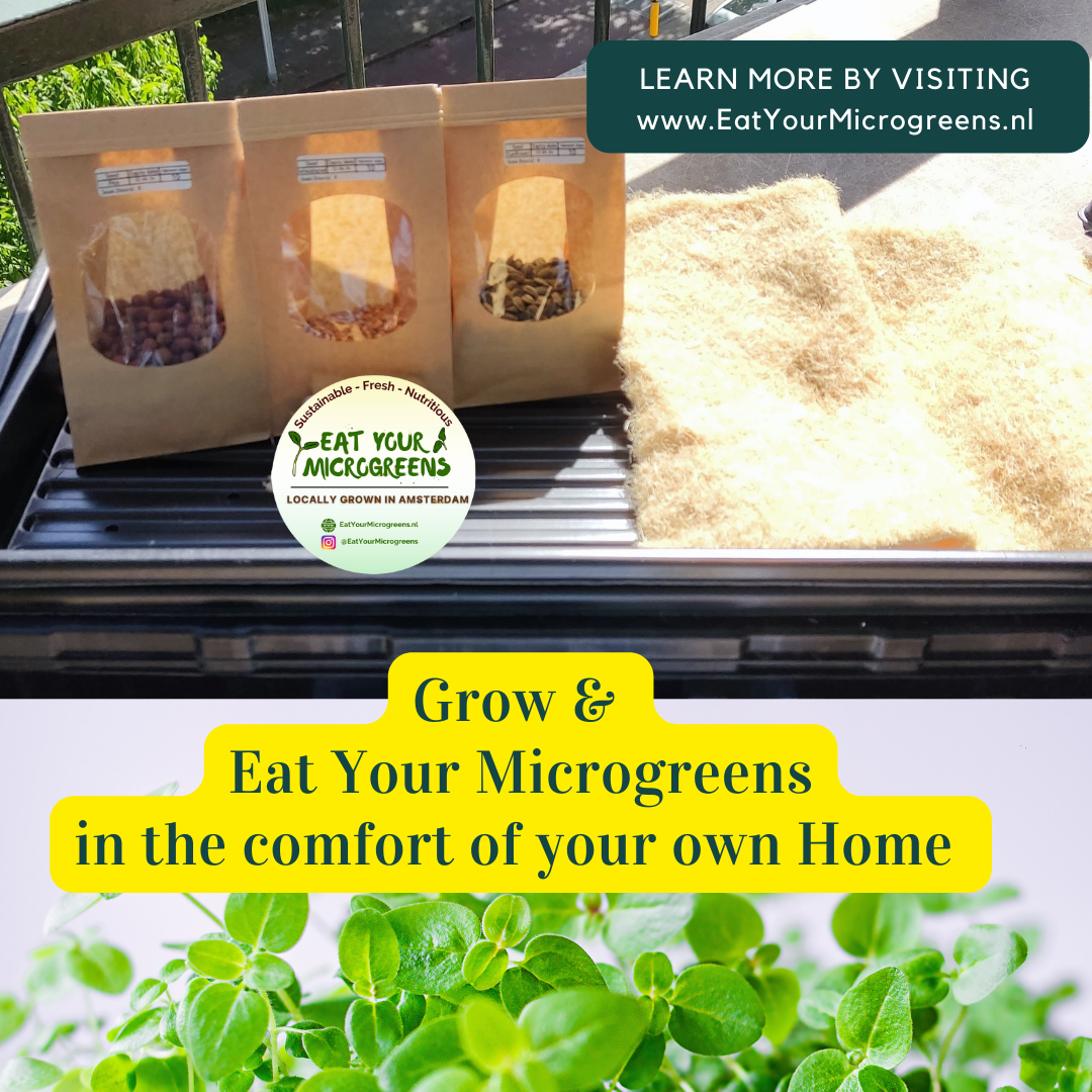 1020 Microgreen Tray Kit (2 Trays + Dome + Seeds + Soil/Hemp/Coco + Guide)