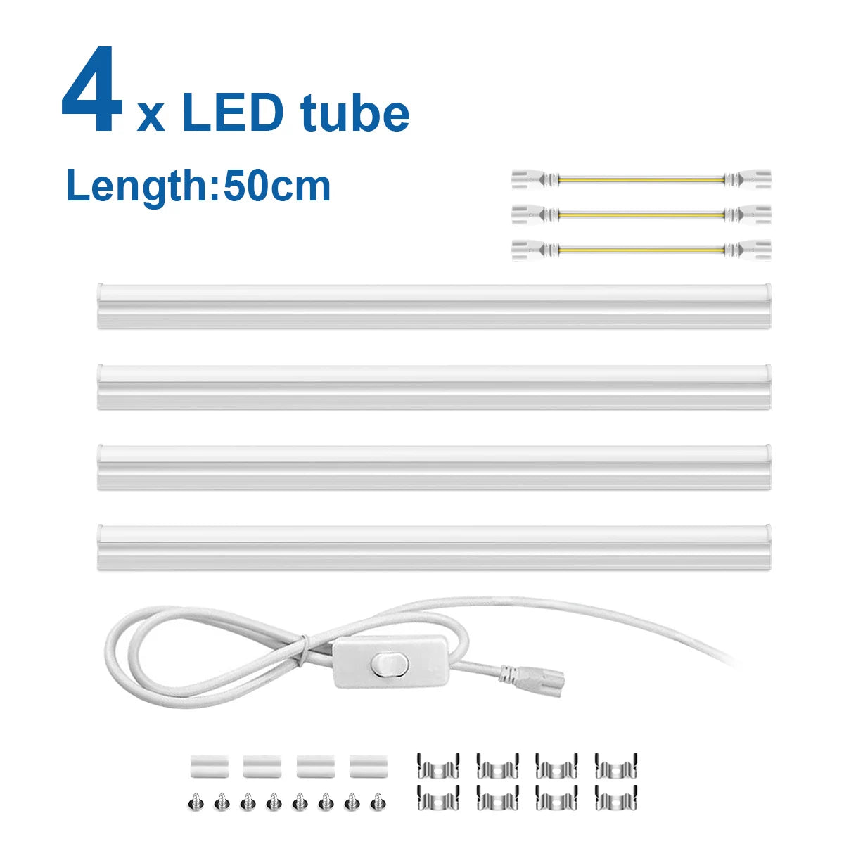 T5 LED Lights 50 cm with light switch included