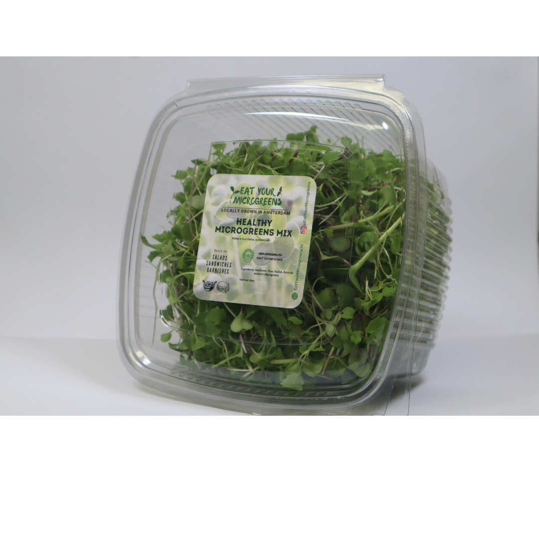 Gesunder Salat-Microgreens-Mix – 3 Größen