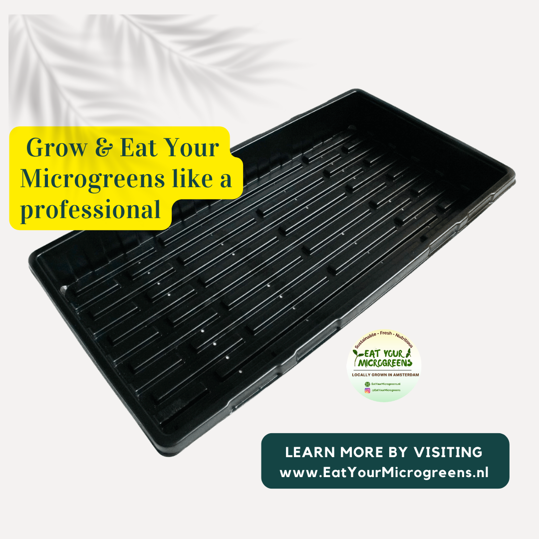 1020 Microgreen Deep Extra Durable Grow / Zaai Tray (2 types)